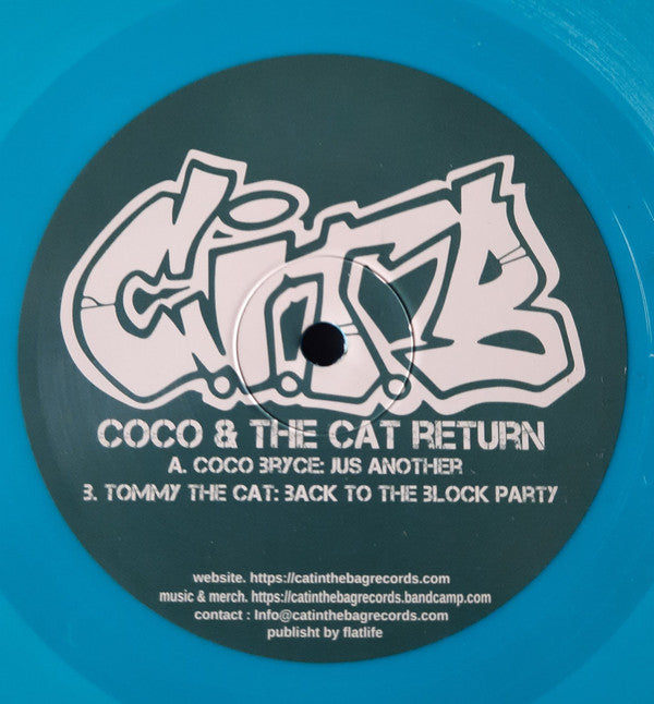 Coco Bryce / Tommy The Cat - Coco & The Cat Return (10", Turquoise Vinyl)