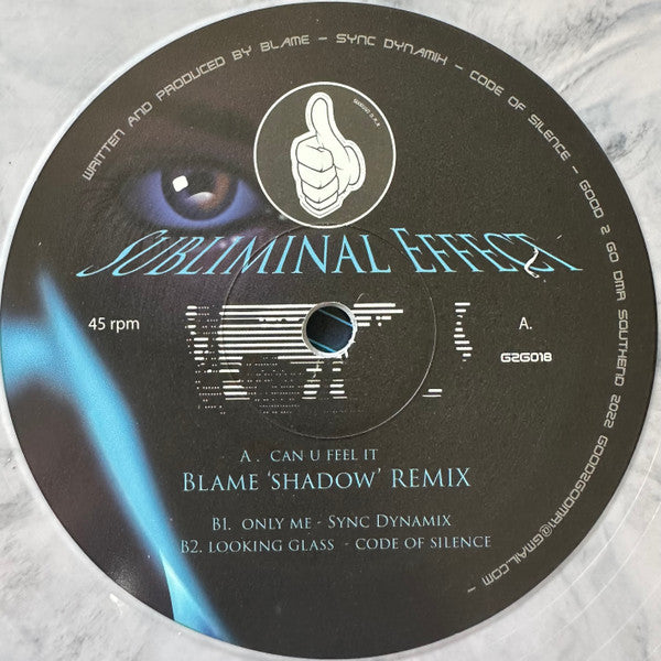 Blame - Subliminal Effect (12", Grey / Blue Marbled)