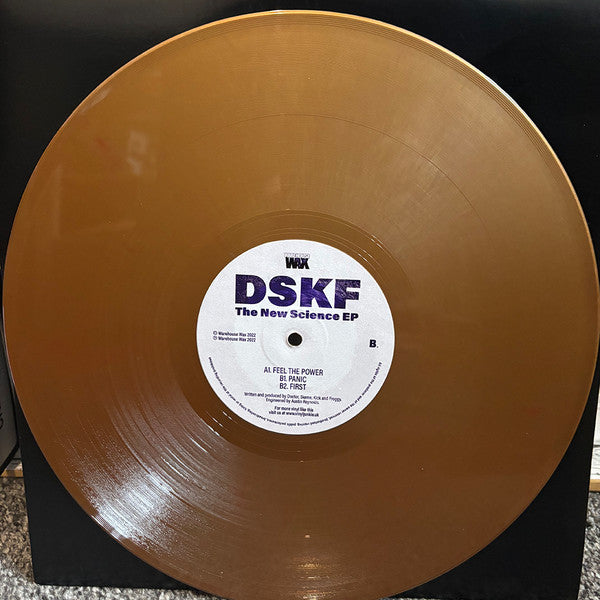 D.S.K.F. - The New Science EP - Warehouse Wax (12", Gold Marbled)