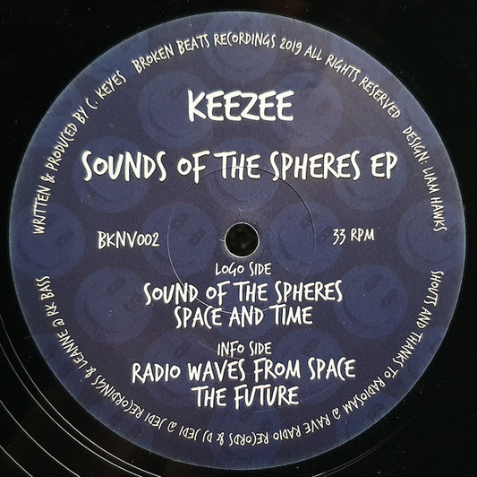 KeeZee - Sounds Of The Spheres EP - Broken Beats Recordings (12")