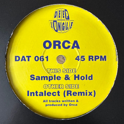 Orca - Intalect (Remix) / Sample & Hold  (12", Reissue)