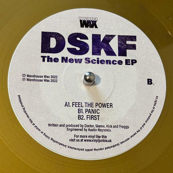 D.S.K.F. - The New Science EP - Warehouse Wax (12", Gold Marbled)