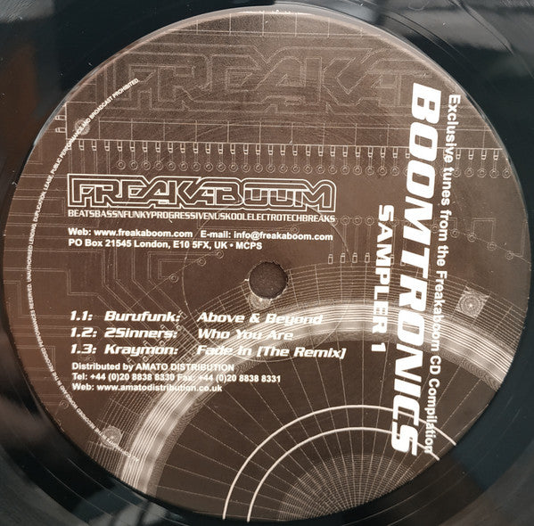 Various - Boomtronics Sampler 1 (12", Sampler)