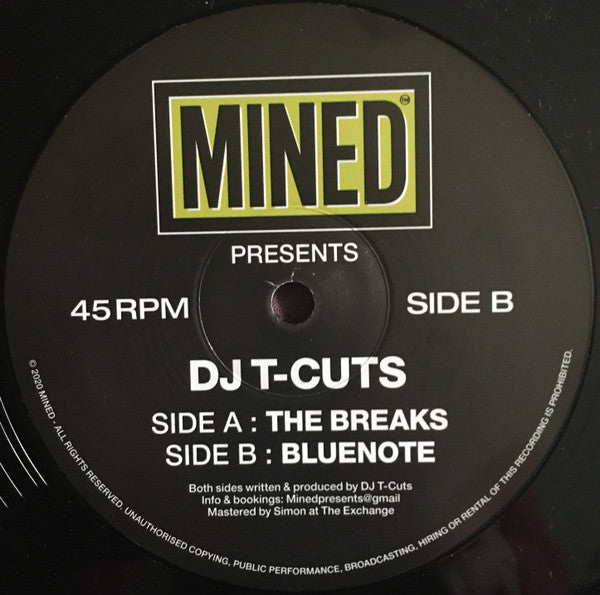 T-Cuts - Mined 002 - Mined (12", 45 RPM, Stereo)