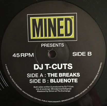 T-Cuts - Mined 002 - Mined (12", 45 RPM, Stereo)