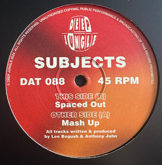 Subjects - Mash Up / Spaced Out / Fantasy / Rhodes Tune - Deep Jungle (2x12")