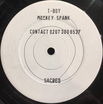 T-Boy - Monkey Spank - Sacred Beats (12")