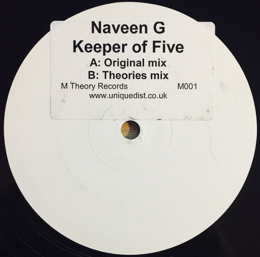 Naveen G - Keeper Of Five - M Theory (12")