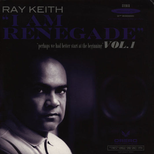 Ray Keith - I Am Renegade - Dread Recordings (5 x 12")