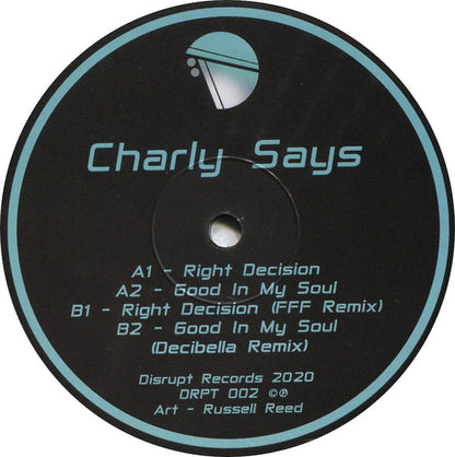 Charly Says - Decisions EP (12")