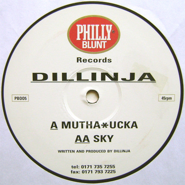 Dillinja - Mutha*ucka / Sky - Philly Blunt Records (12")