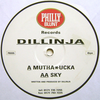 Dillinja - Mutha*ucka / Sky - Philly Blunt Records (12")