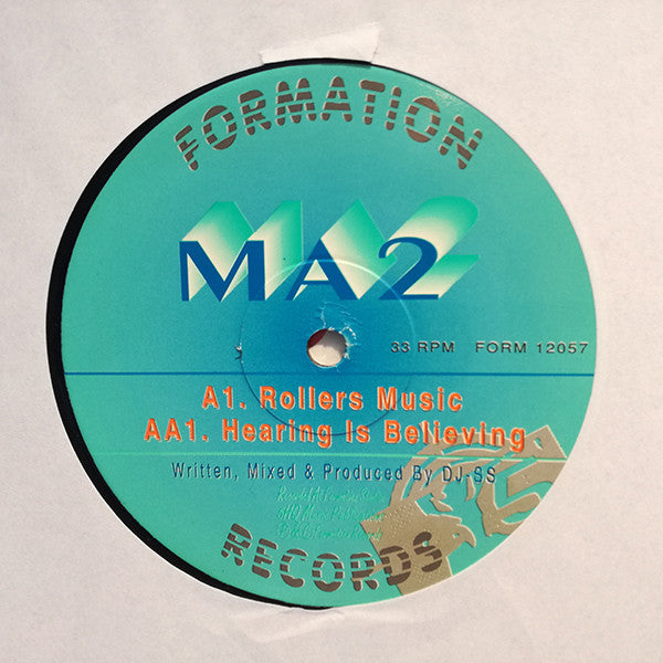 MA2 - Rollers Music / Hearing Is Believing - Formation Records (12", Reissue)