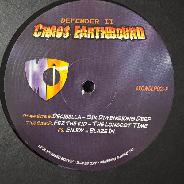 Various - Defender II Chaos Earthbound - AKO Major Defence (4 x 12" Album)