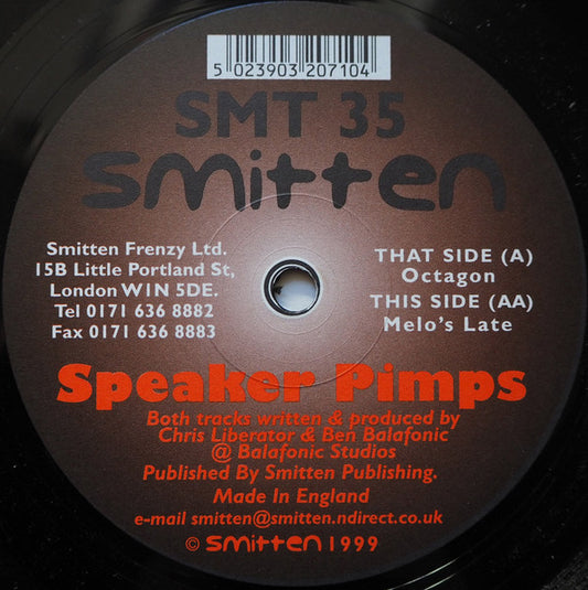 Speaker Pimps - Octagon / Melo's Late (12")