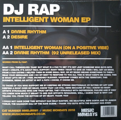 DJ Rap - Intelligent Woman EP - Music Mondays (12")