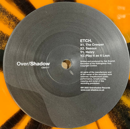 Etch - The Creeper EP - Over/Shadow (12", Orange Black Splatter)