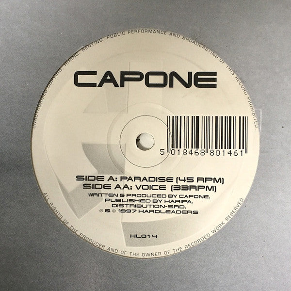 Capone - Paradise / Voice (12")