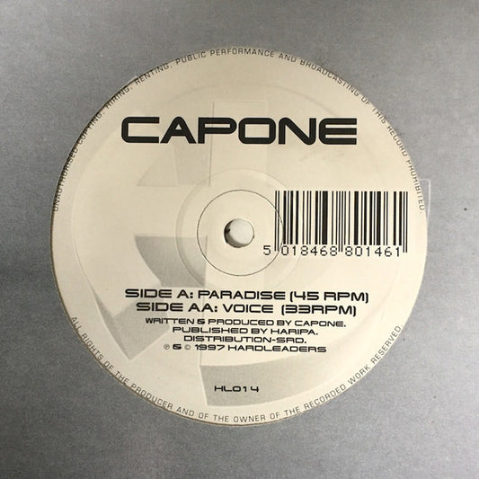 Capone - Paradise / Voice (12")
