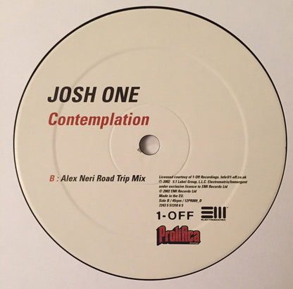 Josh One - Contemplation (12")
