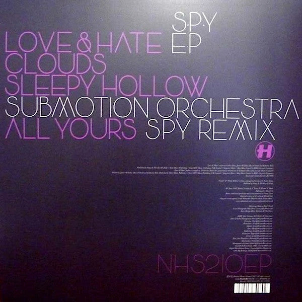 S.P.Y. - Love & Hate EP - Hospital Records (2x12")
