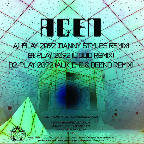 Acen - Play 2092 Remixes - Kniteforce Records (12")