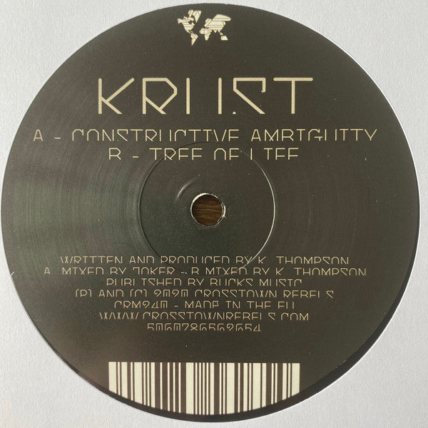 Krust - Constructive Ambiguity - Crosstown Rebels (12")