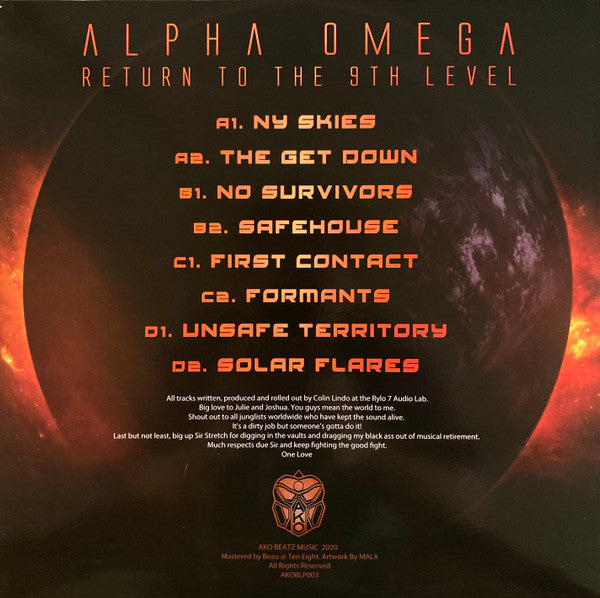 Alpha Omega - Return To The 9th Level (12")