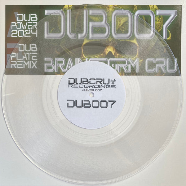 Brainstorm Cru - DUB007 - Dub Cru Recordings (10", Lathe Cut Dub, Clear Vinyl )