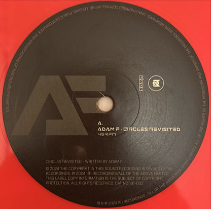 Adam F - Circles Revisited / Reboots  - 181 Recordings (12" Orange Vinyl)