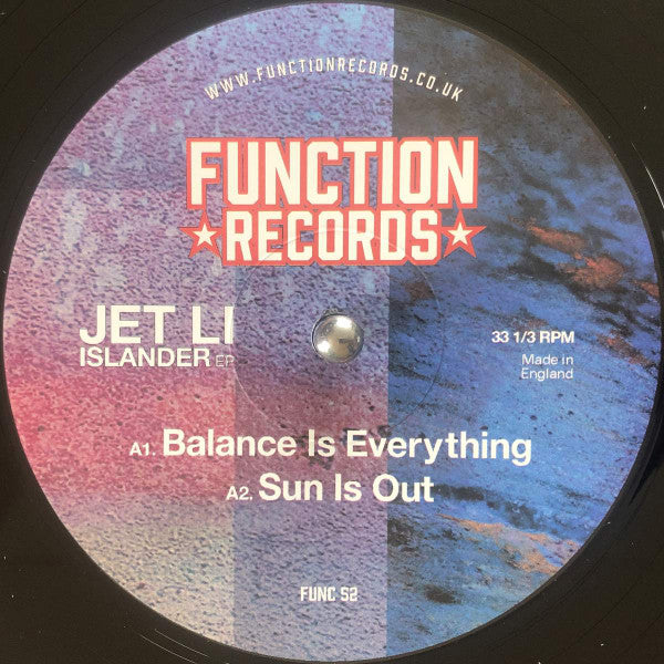 Jet Li - Islander EP - Function (12")