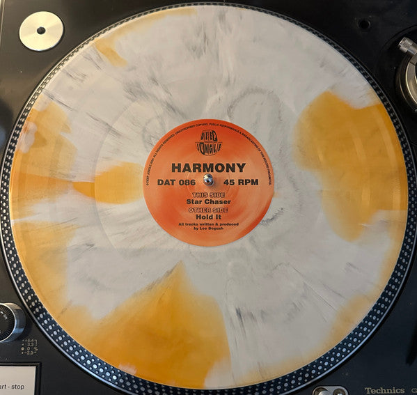 DJ Harmony - Hold It / Star Chaser - Deep Jungle (12", Special Edition, White & Orange)