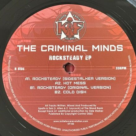 The Criminal Minds - Rocksteady EP (12")