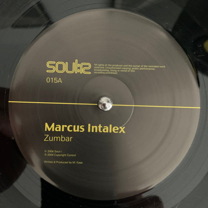 Marcus Intalex - Zumbar / Temperance - Soul:r (12")