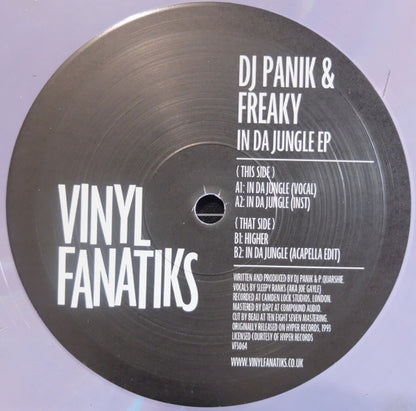 DJ Panik & Freaky, The - In Da Jungle EP (12",  Violet Marbled Vinyl)