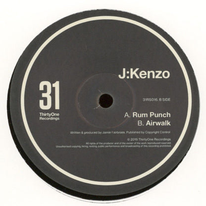 J:Kenzo - Rum Punch / Airwalk - 31 Records (12")