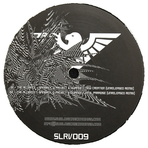 Spinback - CODE0001 & The Alliance (Remixes) - Sublogic Recordings (12")