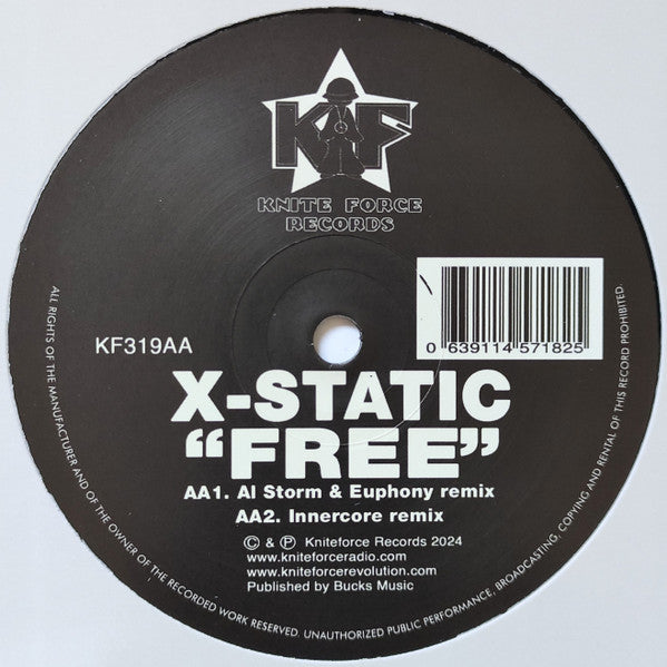 X-Static - Free Remixes - Kniteforce Records (12")