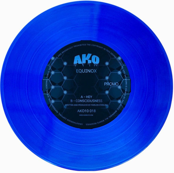 Equinox - Hey / Consciousness  (Blue Vinyl 10")