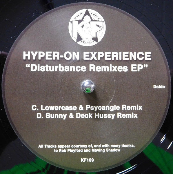 Hyper On Experience - Disturbance Remixes EP - Kniteforce Records (10")