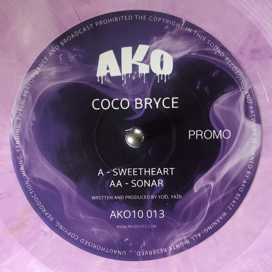 Coco Bryce - Sweetheart / Sonar (10", Pink Vinyl)