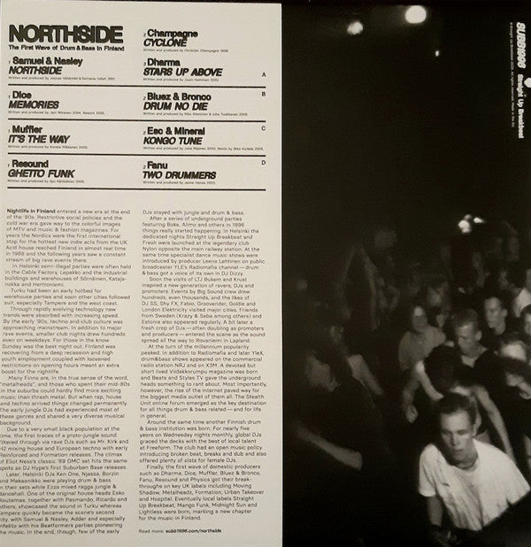 Various - Northside (The First Wave Of Drum & Bass In Finland) (2 x 12")