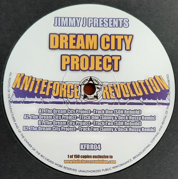 Jimmy J - Presents Dream City Project - Dream City EP (12")