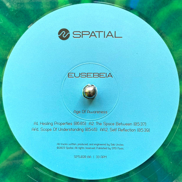 Eusebeia - Age Of Awareness (12" Blue Green Splatter Translucent)