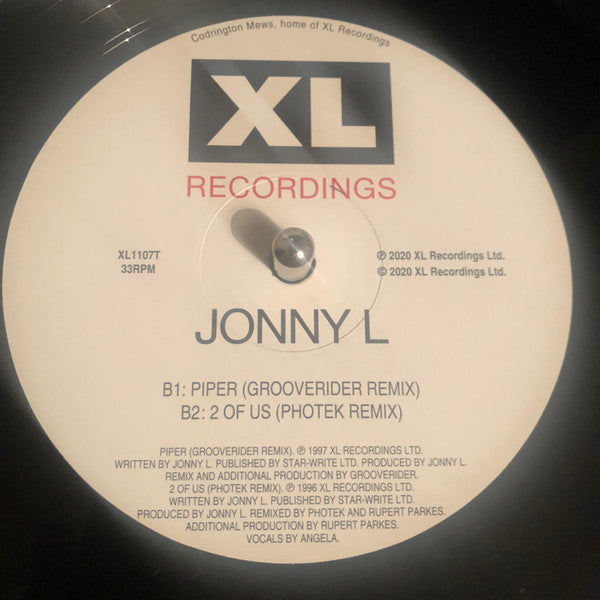 Jonny L - The Remixes '96-'97 - XL Recordings (12")