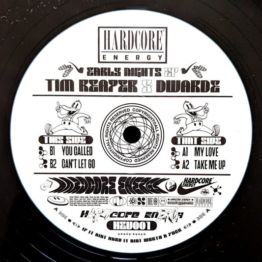 Tim Reaper & Dwarde - Early Nights EP - Hardcore Energy (12")