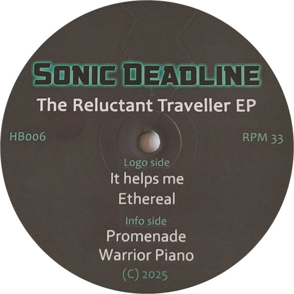 Sonic Deadline - The Reluctant Traveller EP - Hard Boiled (12", Teal Vinyl) - Vinyl Junkie UK