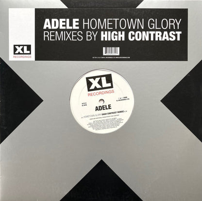 Adele (3) - Hometown Glory Remixes By High Contrast - XL Recordings (12")