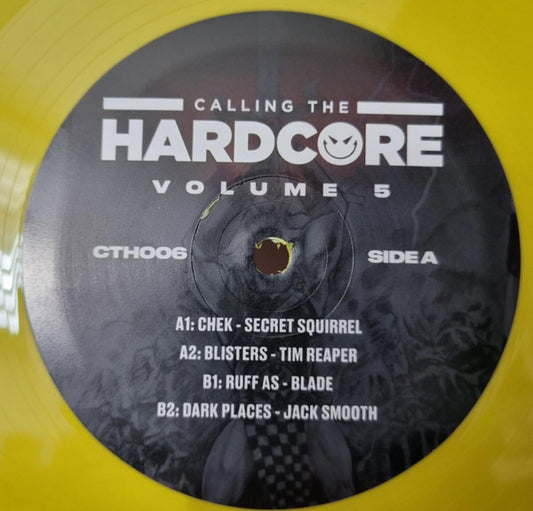 Various - Calling The Hardcore - Volume 5 - Rave Radio Records (3x12" Album, Yellow Vinyl)