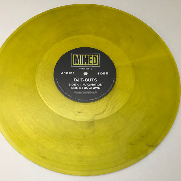 T-Cuts - Mined 004 - Mined (12",   Yellow Marbled)